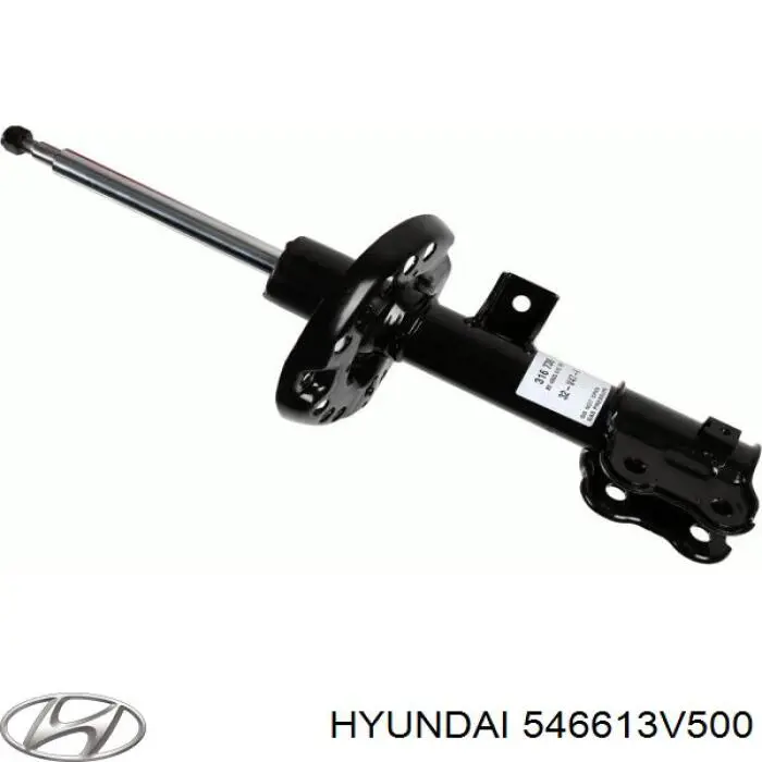 546613V500 Hyundai/Kia amortiguador delantero derecho