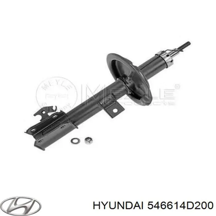 Amortiguador delantero derecho 546614D200 Hyundai/Kia