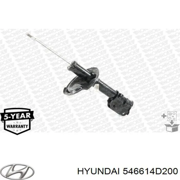 546614D200 Hyundai/Kia amortiguador delantero derecho