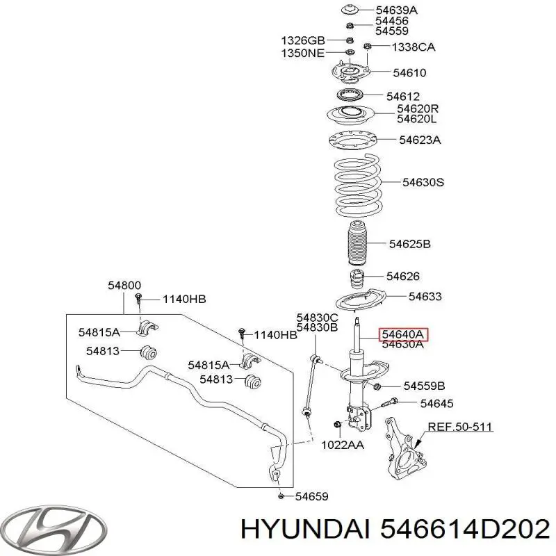 Amortiguador delantero derecho Hyundai/Kia 546614D202 precio, desde 80,86 EUR