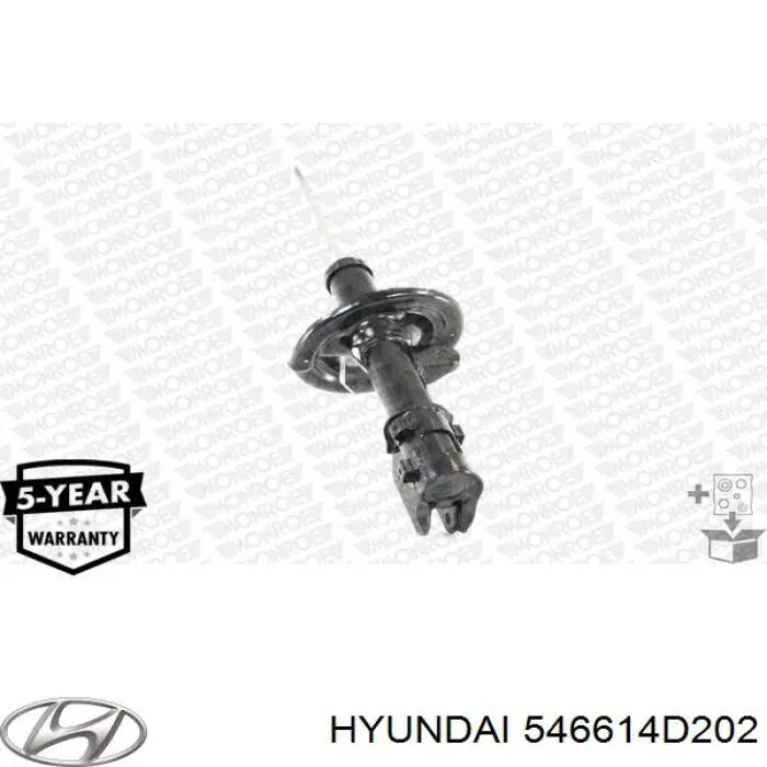 Comprar 546614D202 Hyundai/Kia Amortiguador delantero derecho