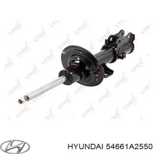 54661A2550 Hyundai/Kia amortiguador delantero derecho