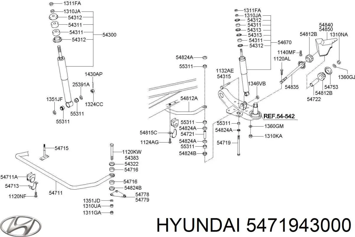 Comprar 5471943000 Hyundai/Kia Bieleta estabilizadora delantera