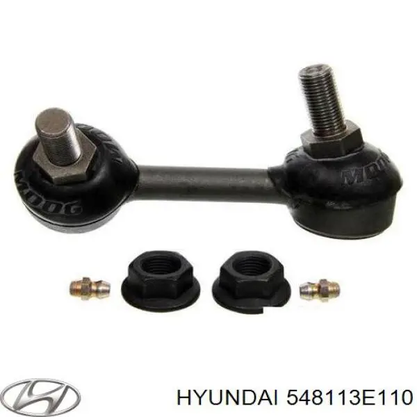 548113E110 Hyundai/Kia barra estabilizadora delantera izquierda