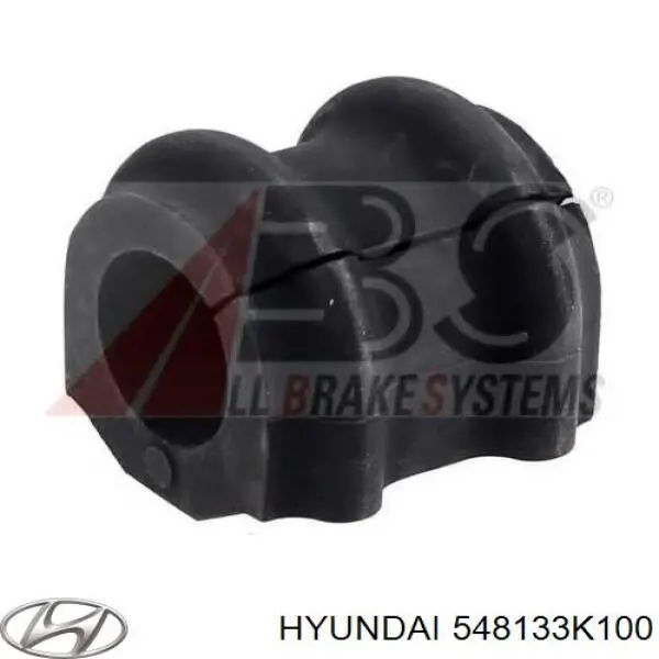 Soporte estabilizador, Eje delantero Hyundai/Kia 548133K100