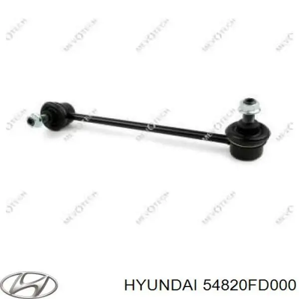 54820FD000 Hyundai/Kia barra estabilizadora delantera izquierda