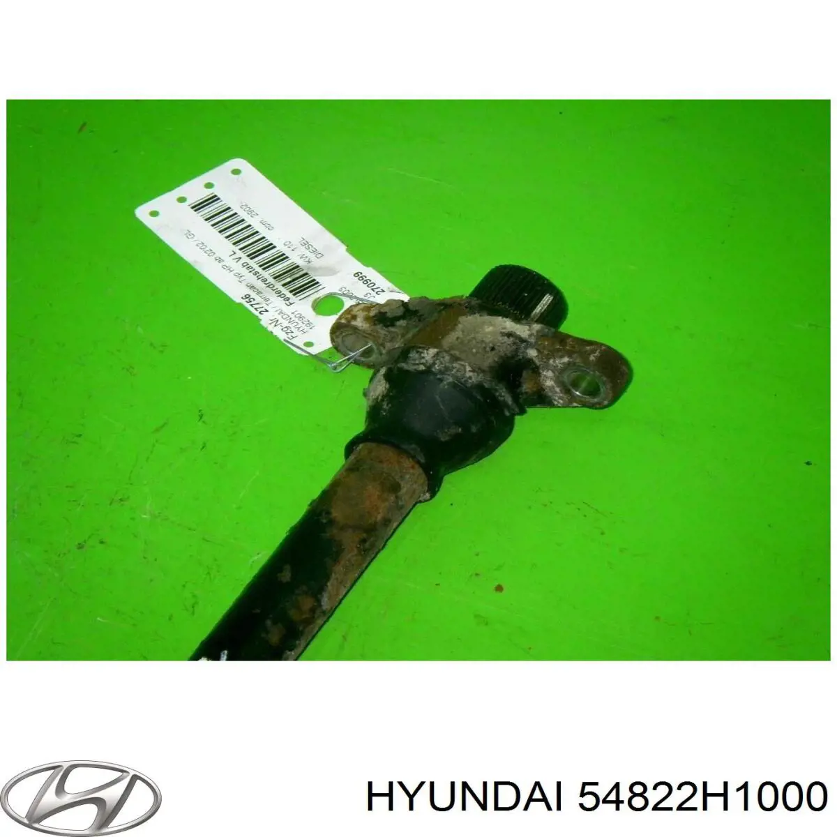 54822H1000 Hyundai/Kia barra estabilizadora delantera izquierda