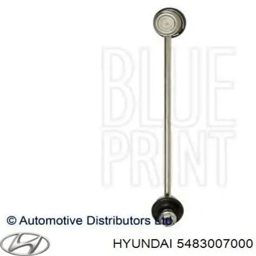 5483007000 Hyundai/Kia barra estabilizadora delantera izquierda