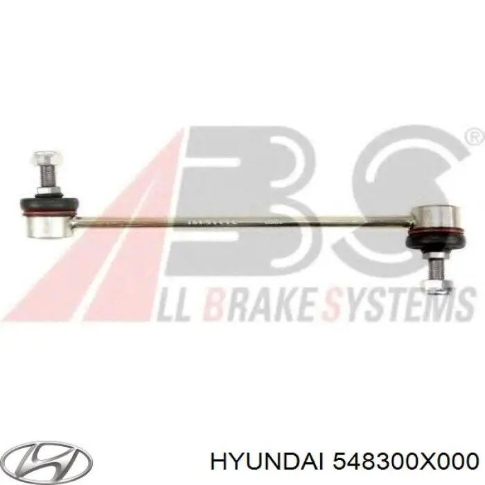 548300X000 Hyundai/Kia barra estabilizadora delantera izquierda