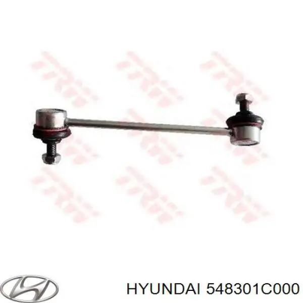 548301C000 Hyundai/Kia barra estabilizadora delantera izquierda