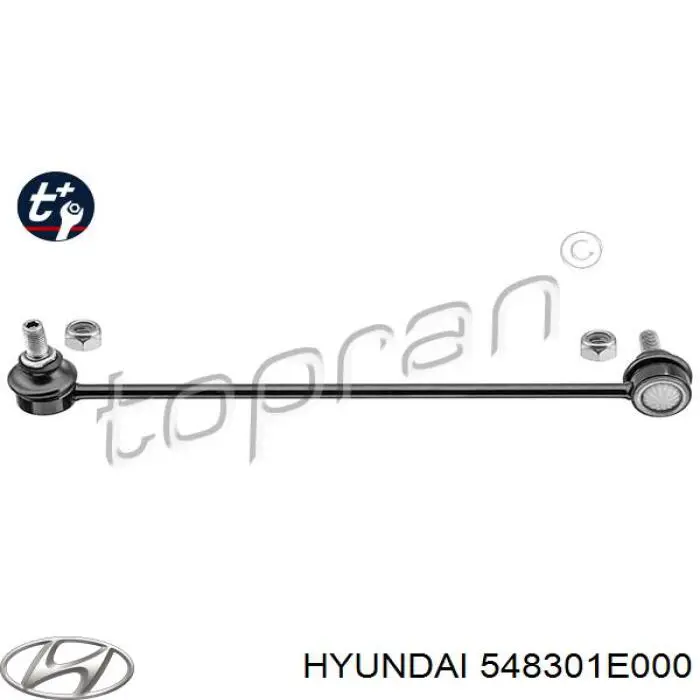 Bieleta estabilizadora delantera izquierda 548301E000 Hyundai/Kia