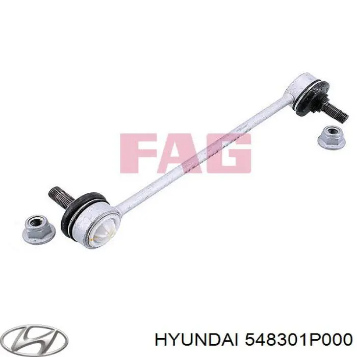 548301P000 Hyundai/Kia barra estabilizadora delantera izquierda