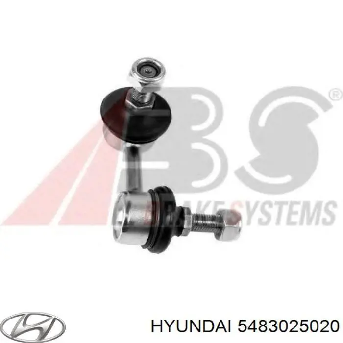 5483025020 Hyundai/Kia barra estabilizadora delantera derecha