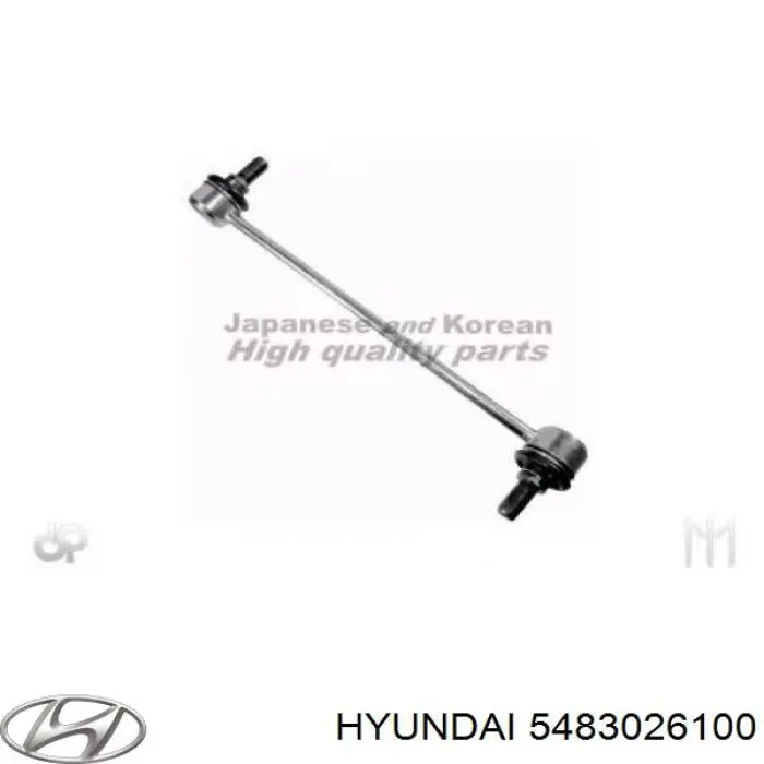 5483026100 Hyundai/Kia barra estabilizadora delantera izquierda