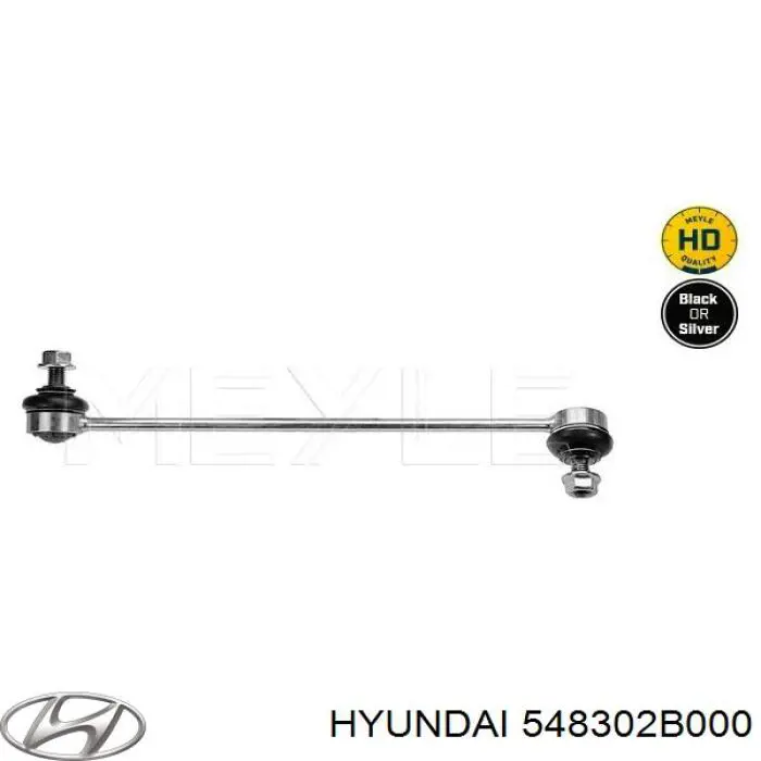 Bieleta de suspensión delantera izquierda Hyundai/Kia 548302B000
