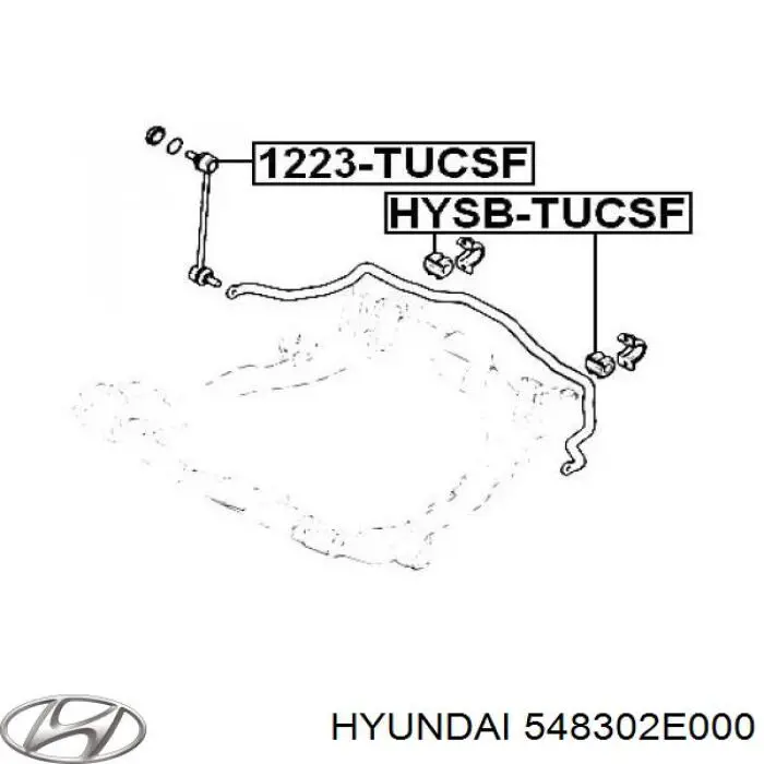 Comprar 548302E000 Hyundai/Kia Bieleta estabilizadora delantera