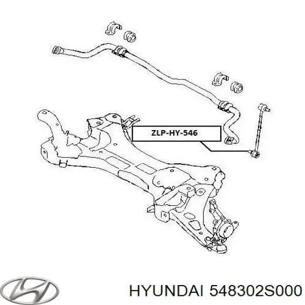 548302S000 Hyundai/Kia soporte de barra estabilizadora delantera