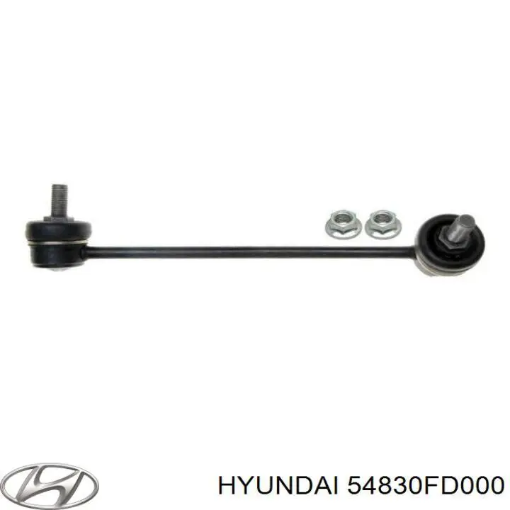 54830FD000 Hyundai/Kia barra estabilizadora delantera derecha