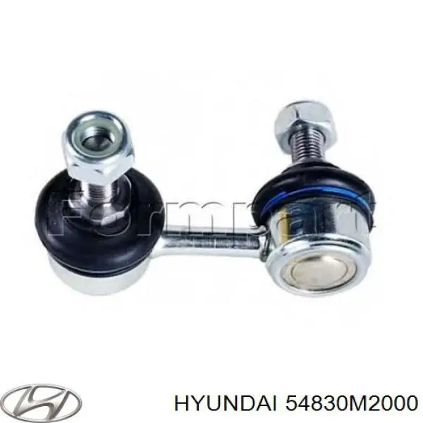 54830M2000 Hyundai/Kia barra estabilizadora delantera izquierda