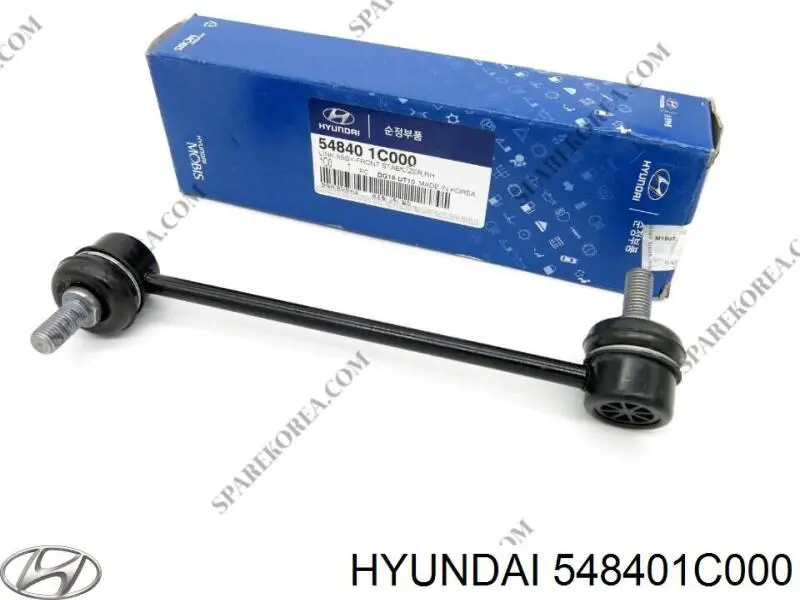 Bieleta estabilizadora delantera derecha 548401C000 Hyundai/Kia