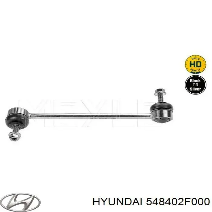 Bieleta estabilizadora delantera derecha 548402F000 Hyundai/Kia