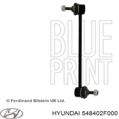 548402F000 Hyundai/Kia barra estabilizadora delantera derecha