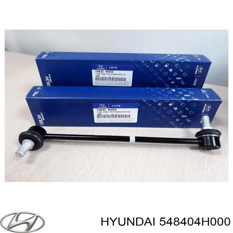 548404H000 Hyundai/Kia barra estabilizadora delantera derecha