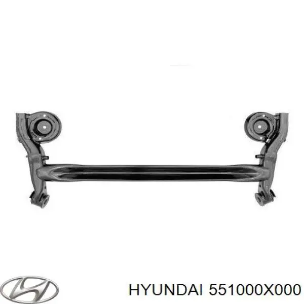 Subchasis trasero para Hyundai I10 (PA)