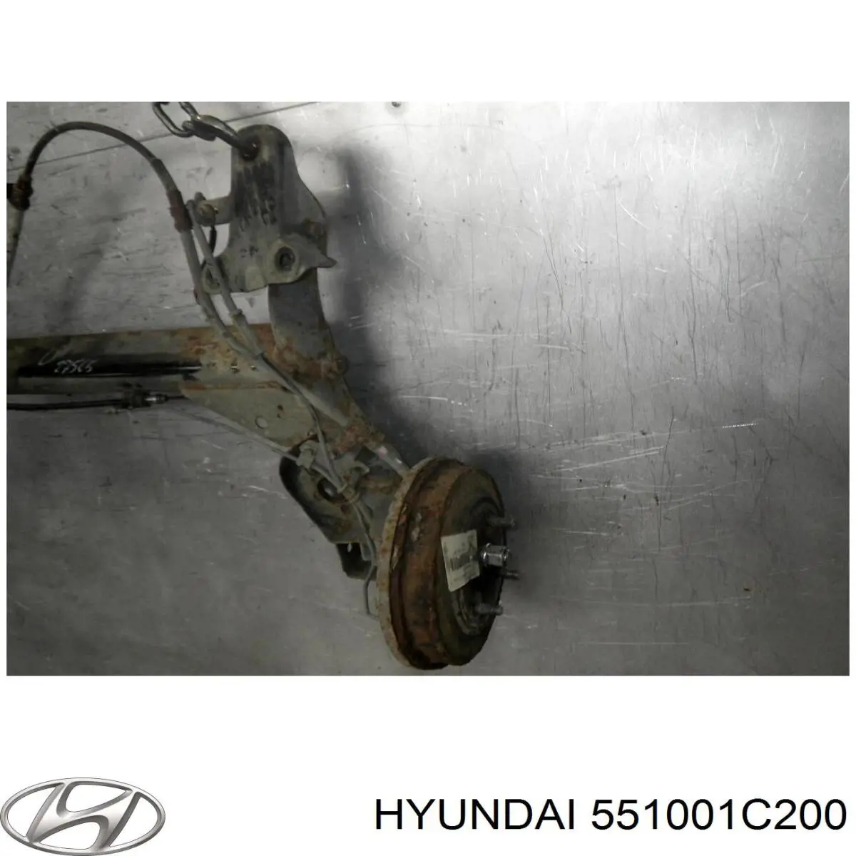 Subchasis trasero para Hyundai Getz 