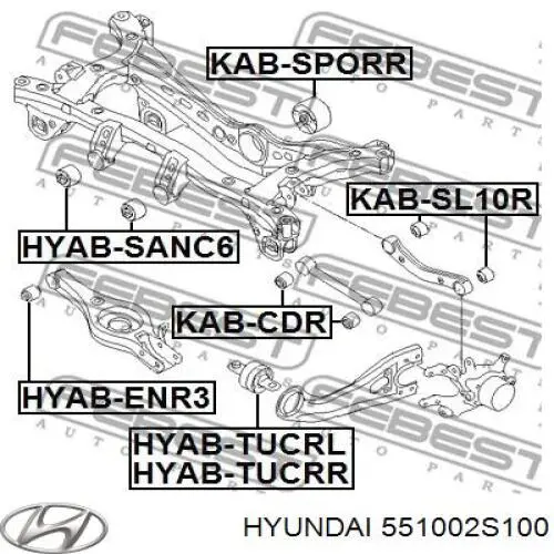 Comprar SAK8475 555 Brazo transversal de suspensión trasera