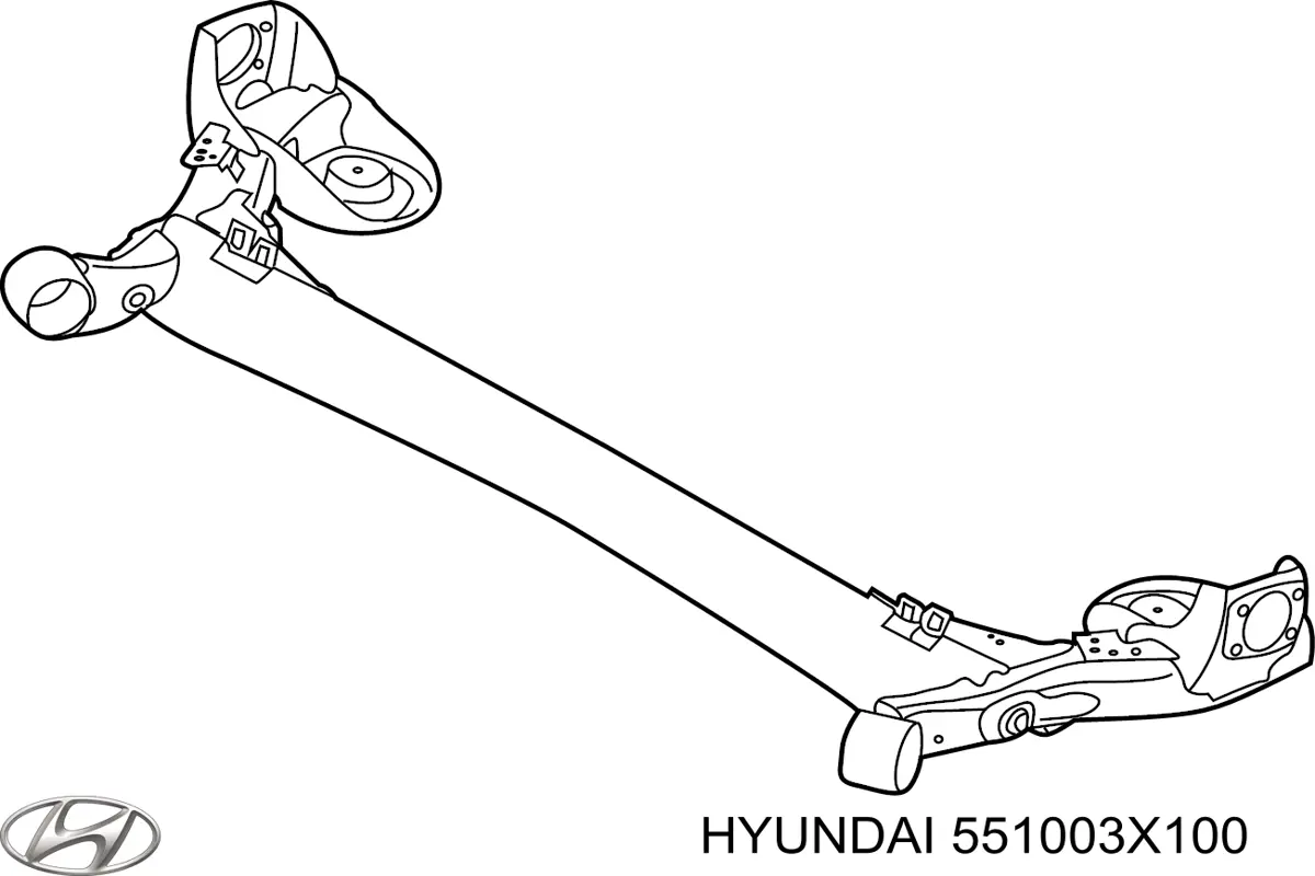 Subchasis trasero soporte motor Hyundai/Kia 551003X100 precio, desde 205,19 EUR