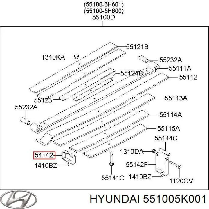 551005K001 Hyundai/Kia