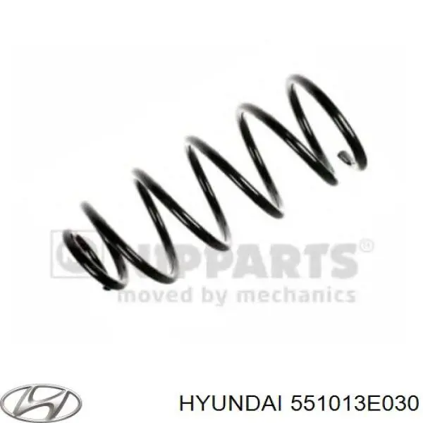 551013E030 Hyundai/Kia muelle de suspensión eje trasero