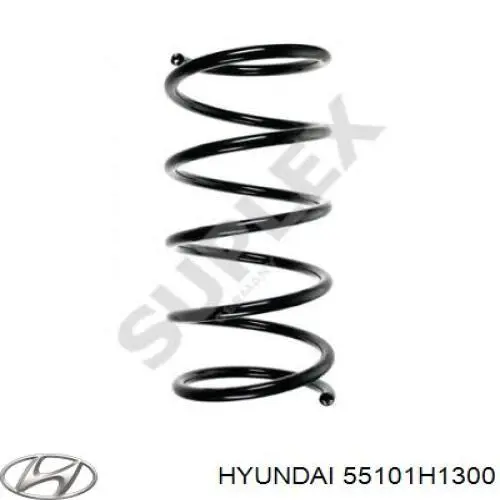 55101H1300 Hyundai/Kia muelle de suspensión eje trasero