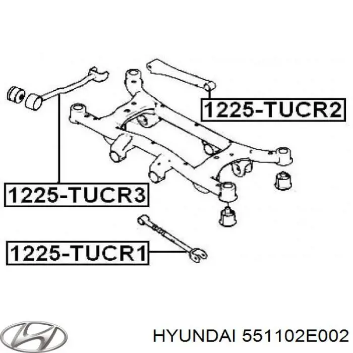 551102E002 Hyundai/Kia barra de dirección, eje trasero