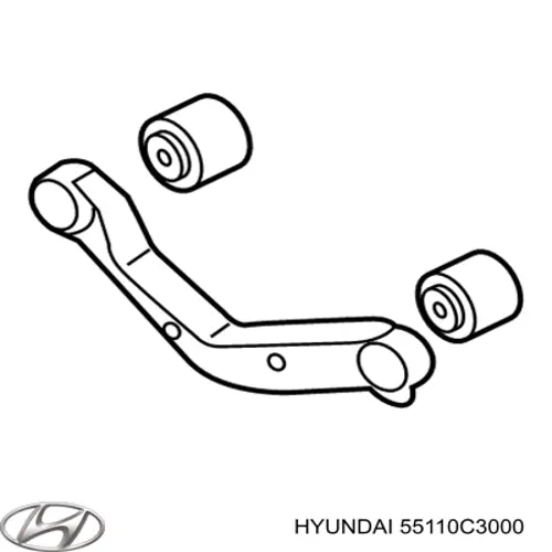 Brazo suspension trasero superior izquierdo para Hyundai Sonata (LF)