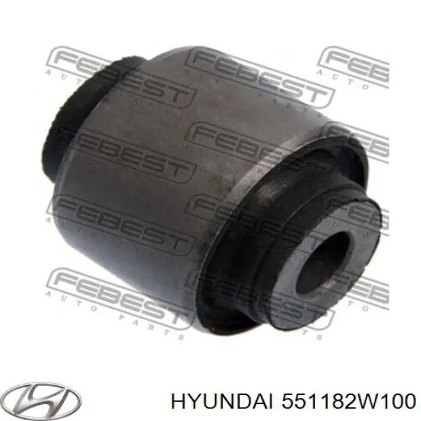 551182W100 Hyundai/Kia silentblock de brazo de suspensión trasero superior