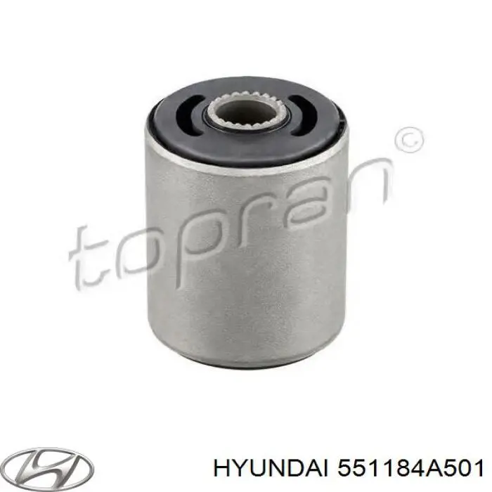 551184A501 Hyundai/Kia silentblock delantero de ballesta delantera