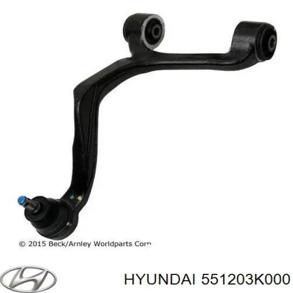 Brazo suspension trasero superior derecho para Hyundai Grandeur (TG)