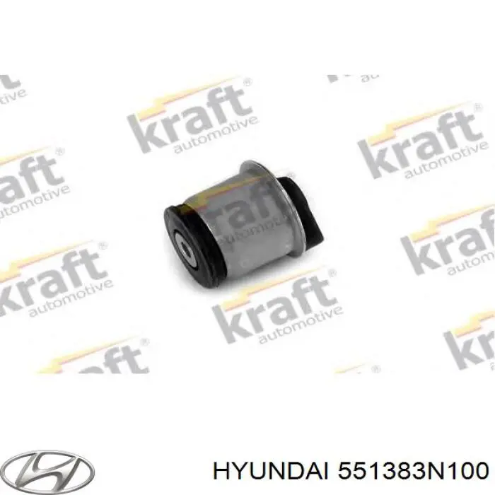 Silentblock de brazo suspensión trasero transversal KIA Quoris 