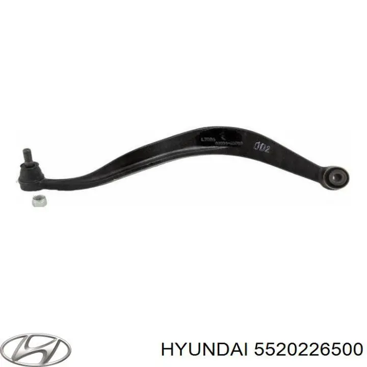 Brazo suspension (control) trasero inferior izquierdo para Hyundai Santa Fe (SM)