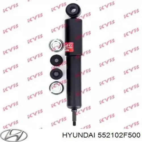 552102F500 Hyundai/Kia barra transversal de suspensión trasera