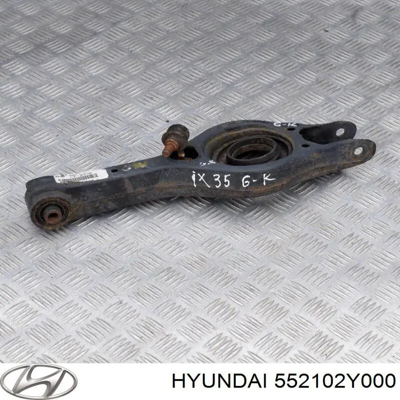 552102S010 Hyundai/Kia brazo de suspension trasera izquierda