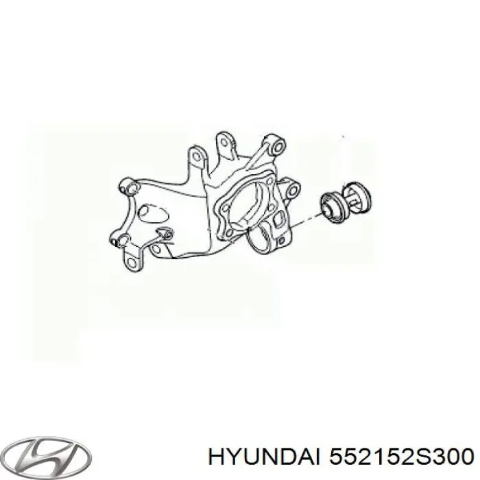 Buje de mangueta trasera Hyundai/Kia 552152S300 precio, desde 13,37 EUR