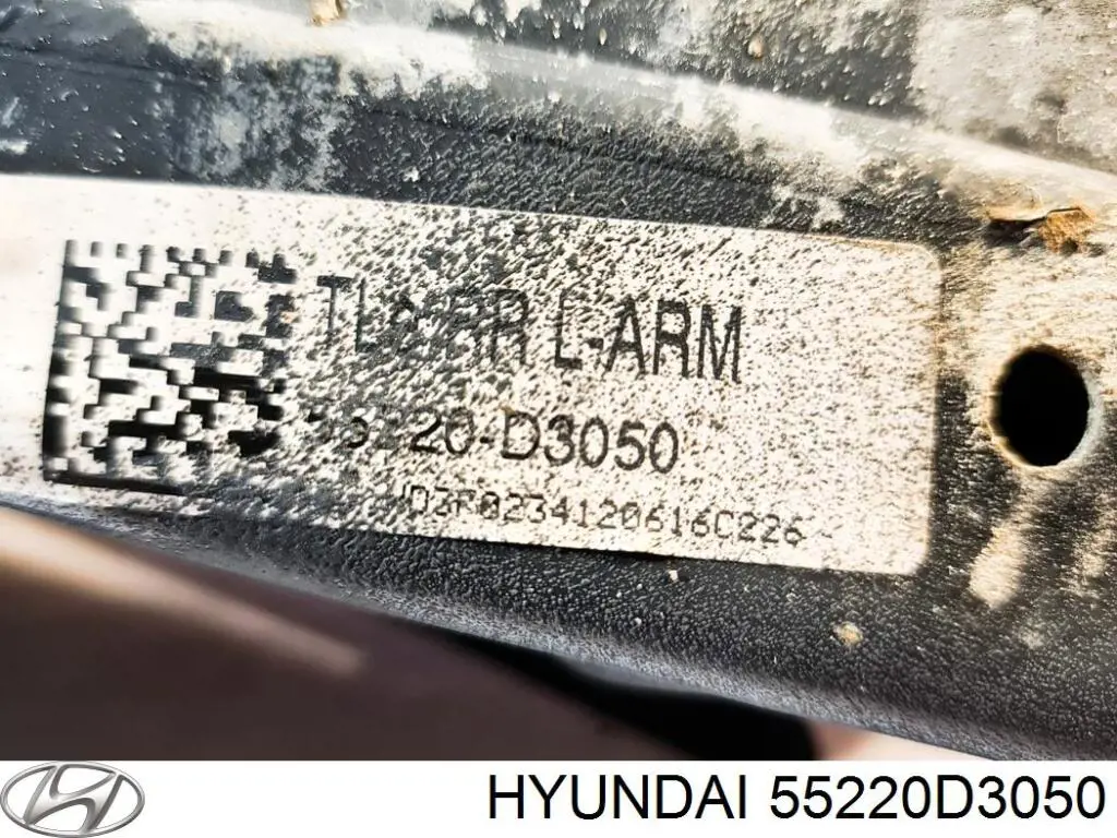 Brazo de suspensión trasero inferior derecho 55220D3050 Hyundai/Kia