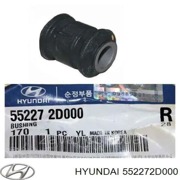 552272D000 Hyundai/Kia silentblock de mangueta trasera