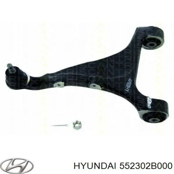 552302B000 Hyundai/Kia brazo suspension trasero superior izquierdo