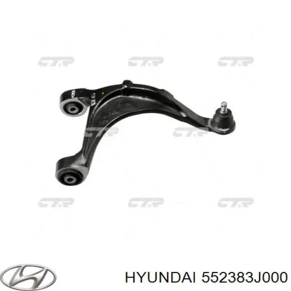 552383J000 Hyundai/Kia silentblock de brazo de suspensión trasero superior