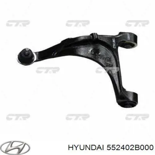 552402B000 Hyundai/Kia brazo suspension trasero superior derecho