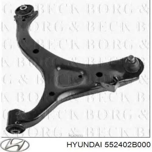 Comprar 552402B000 Hyundai/Kia Brazo superior derecho de la suspensión trasera